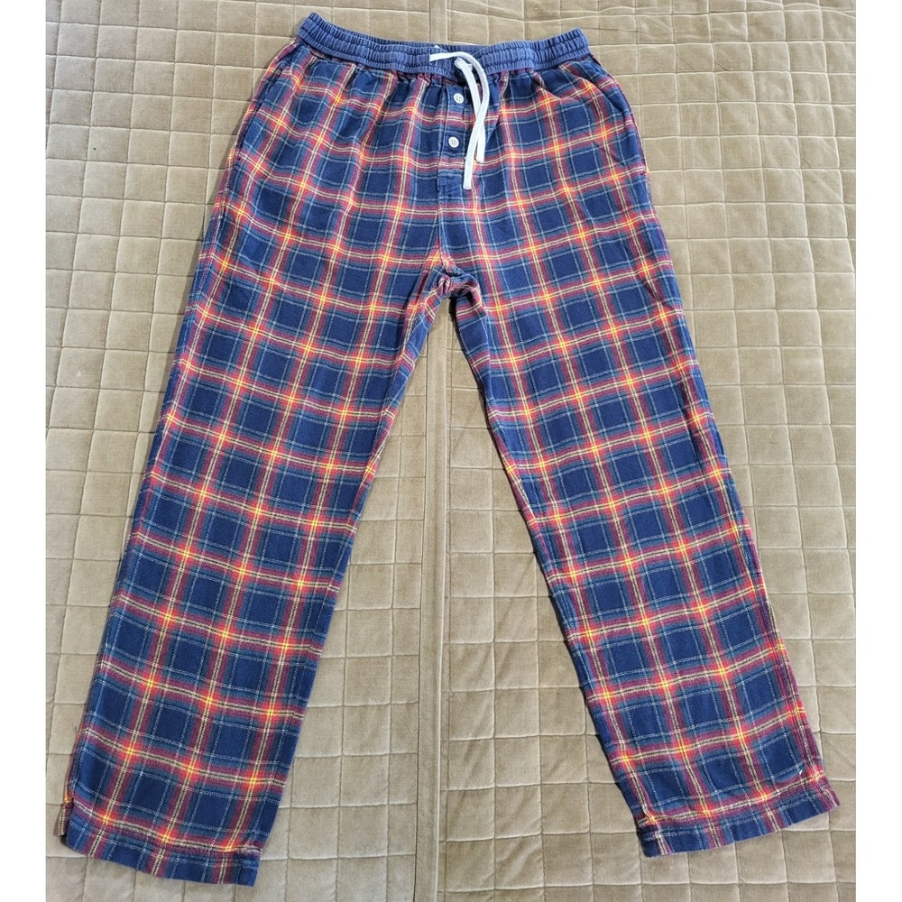Carbon 2 Cobalt Men's Plaid Pajama Pants X-Large Lounge Casual Relaxed Comfort